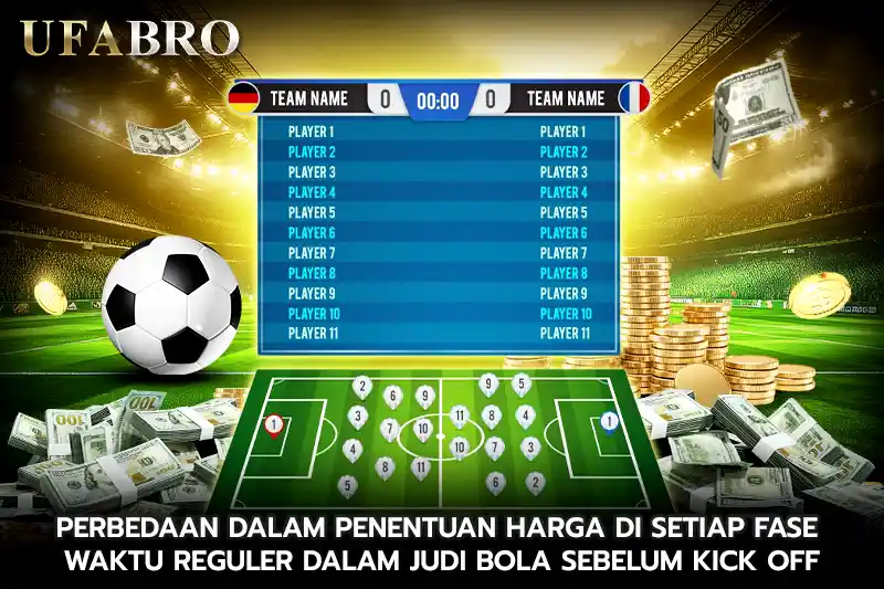 Perbedaan dalam Penentuan Harga di Setiap Fase Waktu Reguler dalam Judi Bola